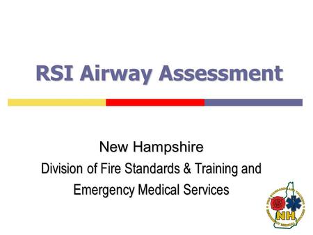 RSI Airway Assessment New Hampshire