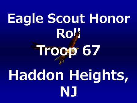 Troop 67 Haddon Heights, NJ