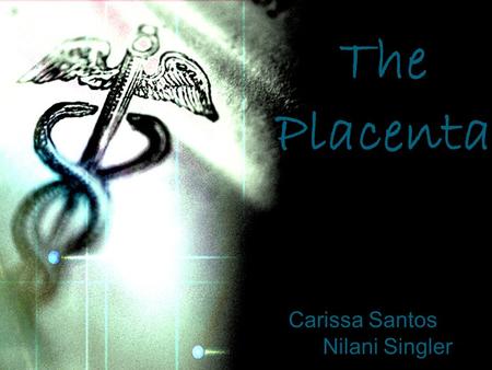 Carissa Santos Nilani Singler The Placenta Description of the Placenta The placenta is a multipurpose organ! It is involved in nutrient absorption, waste.