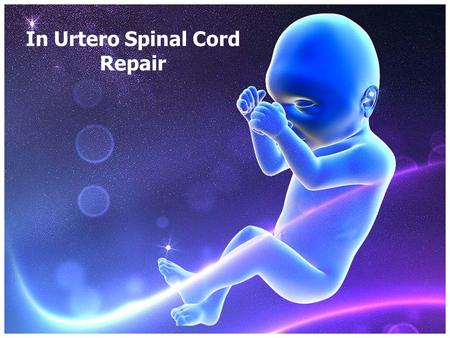 In Urtero Spinal Cord Repair. Spina Bifidia Spina Bifidia is a progressive disease which infers that it has different cases. There are three cases in.
