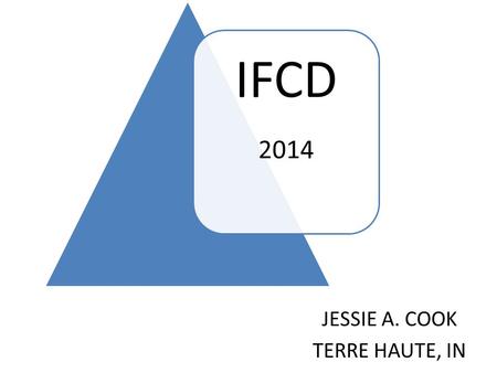 IFCD 2014 JESSIE A. COOK TERRE HAUTE, IN. MINIMIZING THE FEDERAL SENTENCE FOR CLIENTS PROSECUTED IN STATE AND FEDERAL COURT.