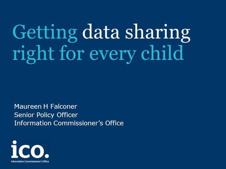 Getting data sharing right for every child