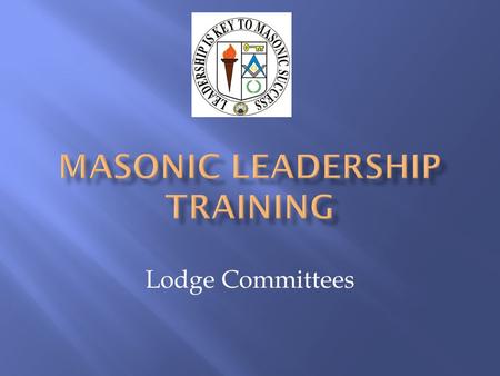 Masonic Leadership Training