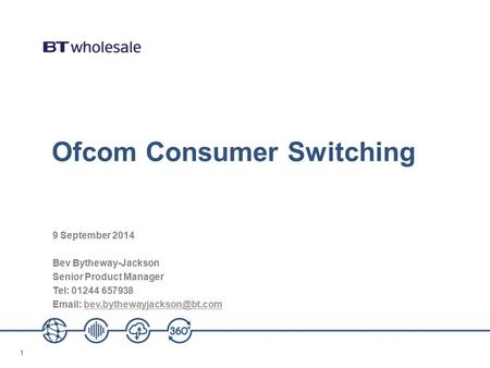 Ofcom Consumer Switching