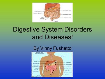 Digestive System Disorders and Diseases!