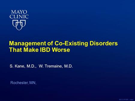 Management of Co-Existing Disorders That Make IBD Worse