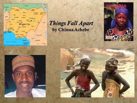 Things Fall Apart by Chinua Achebe. Chinua Achebe  Chinua Achebe remains the most read African author in the world.  Things Fall Apart  enormously.
