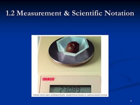1 1.2 Measurement & Scientific Notation. 2 Measurement Measurement You make a measurement every time you Measure your height. Measure your height. Read.