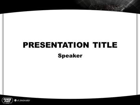 PRESENTATION TITLE Speaker. PRESENTATION TITLE Section Title  Insert copy here Section Title  Insert copy here Section Title  Insert copy here.