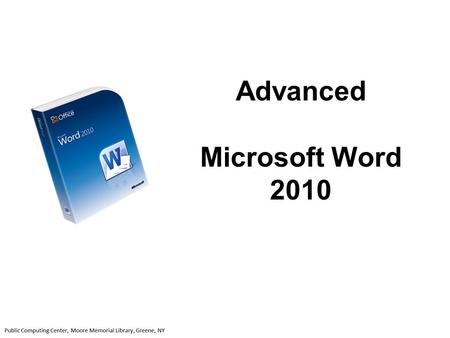 Advanced Microsoft Word 2010. On the File tab click New. Click on the type of Template you would like to use (i.e.: Faxes). Click on the specific template.
