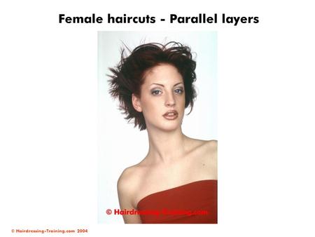 Female haircuts - Parallel layers
