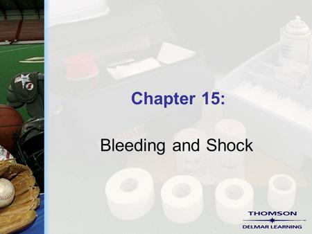 Chapter 15: Bleeding and Shock. Copyright ©2004 by Thomson Delmar Learning. ALL RIGHTS RESERVED. 2 Pulse Points  Locations on the body surface where.