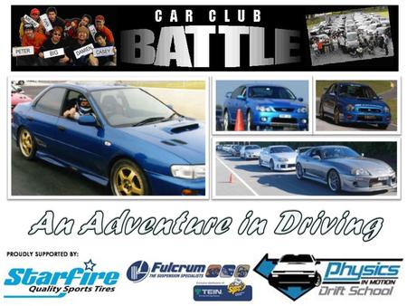 Car Club Battle is an exciting new format of driving event for car enthusiasts in the Sydney, Canberra and Wollongong region. This one-day driving event.