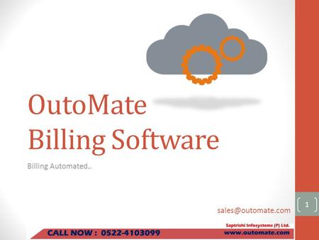 OutoMate Billing Software Billing Automated.. 1.