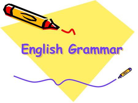 English Grammar.