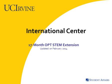 17-Month OPT STEM Extension