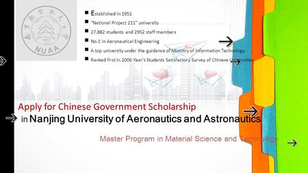 Apply for Chinese Government Scholarship