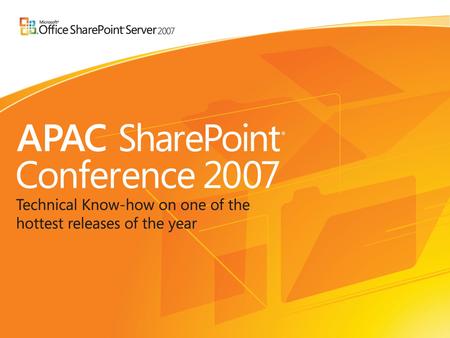 DEV11 SharePoint Search Extensibility Mike Fitzmaurice Senior Technical Product Manager Microsoft Corporation