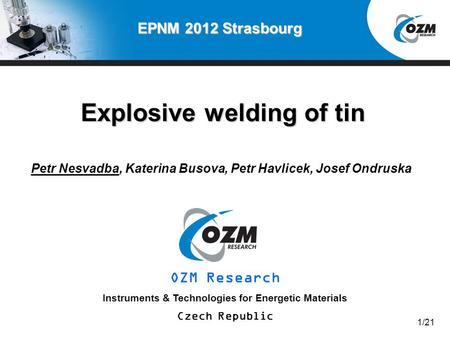 Explosive welding of tin