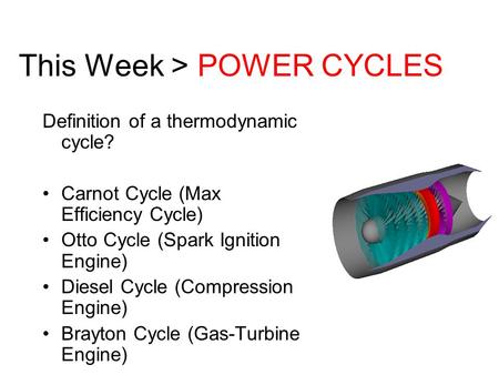 This Week > POWER CYCLES