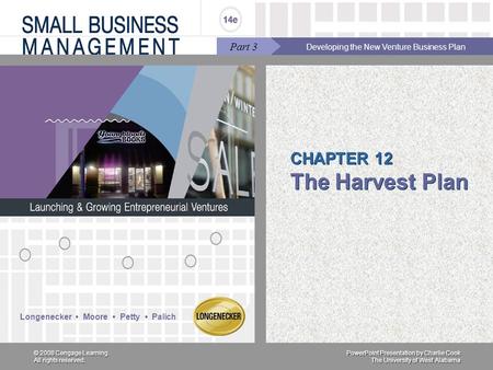 CHAPTER 12 The Harvest Plan
