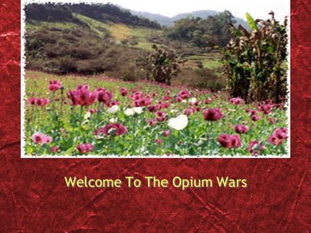 Welcome To The Opium Wars. From This… To This… The Opium Wars Some Quick Facts 2 wars total 1st war: 1839 - 1842 2nd war: 1856 - 1860 Both wars primarily.
