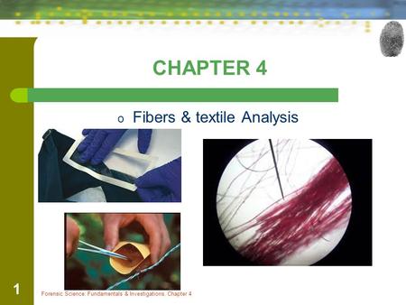 Fibers & textile Analysis