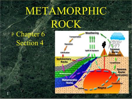 METAMORPHIC ROCK Chapter 6 Section 4.