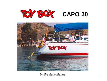 CAPO 30 by Westerly Marine.