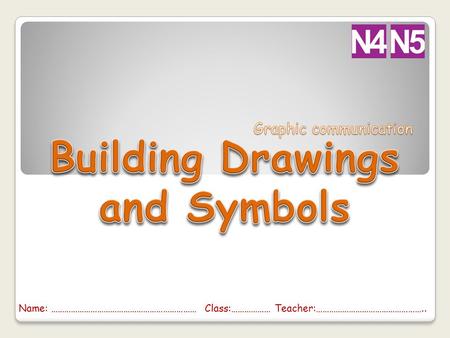 Building Drawings and Symbols