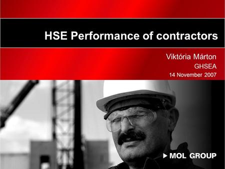 HSE Performance of contractors