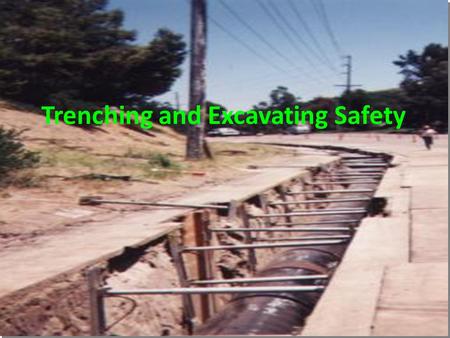 Trenching and Excavating Safety. Asphyxiation Each time a breath is exhaled the weight of the load restricts inhalation of the next breath. Slow suffocation.