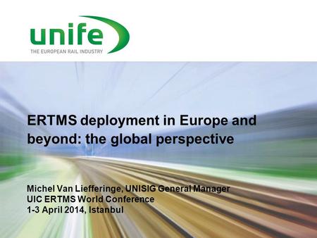 ERTMS deployment in Europe and beyond: the global perspective