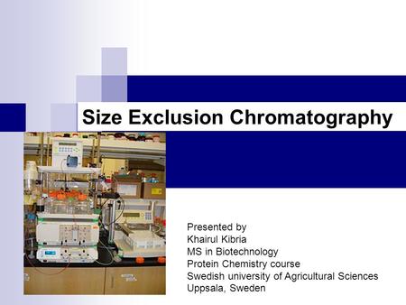 Size Exclusion Chromatography