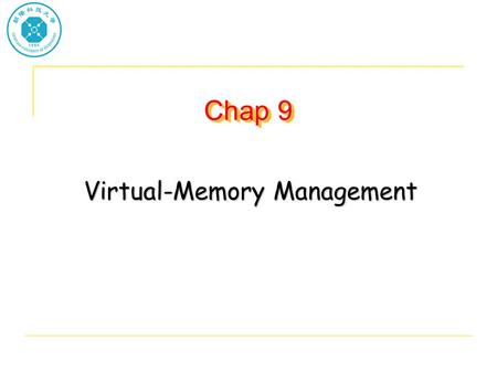 Virtual-Memory Management