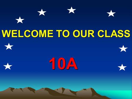 WELCOME TO OUR CLASS 10A A B C 1. We should build a new hospital. 2. We should widen the roads. 3. We should make a canal. What should you do to improve.