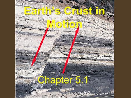 Earth’s Crust in Motion
