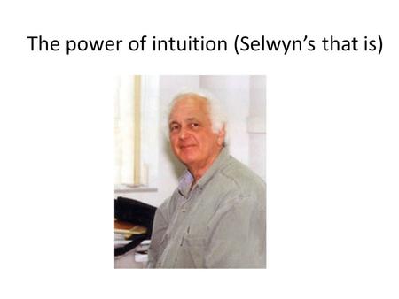 The power of intuition (Selwyn’s that is). Selwyn’s career goal #__: What does the asthenosphere have to do with earthquakes, crustal motions, and mantle.