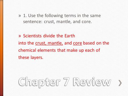 Scientists divide the Earth