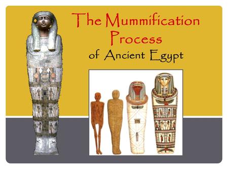 The Mummification Process of Ancient Egypt