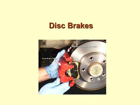 Disc Brakes.