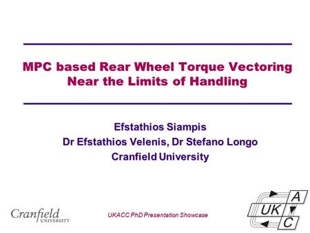 MPC based Rear Wheel Torque Vectoring Near the Limits of Handling