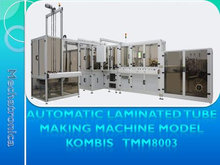 Unwinding module is designed for unwinding of laminate tape, for its steering, for the cutting of the necessary width and for the easy feeding of material.