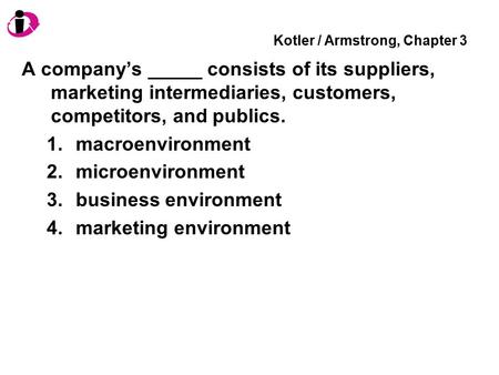 Kotler / Armstrong, Chapter 3
