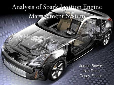 Analysis of Spark Ignition Engine Management System