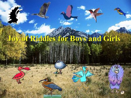 Joy of Riddles for Boys and Girls