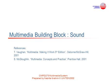 Multimedia Building Block : Sound