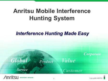 Anritsu Mobile Interference Hunting System