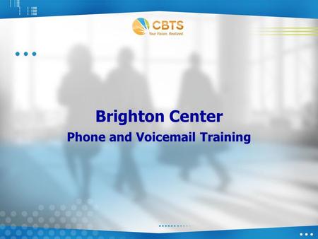Phone and Voic Training