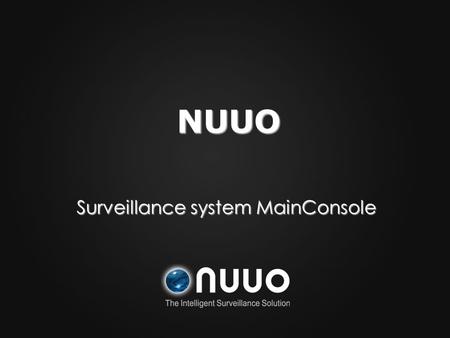 Surveillance system MainConsole